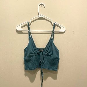 Turquoise tank top from the brand Cider!